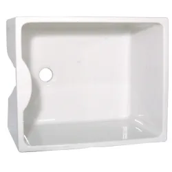 Cuve évier et lavabo céramique blanche 60 x 50 garantie 5 ans