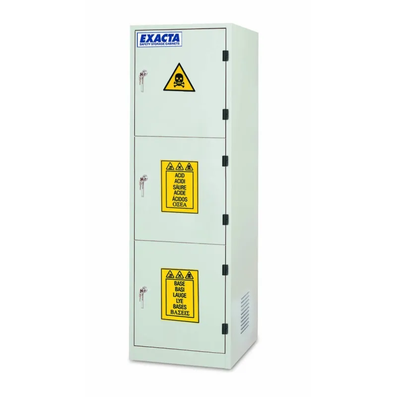 Armoire Exacta de stockage produits chimiques et corrosifs Sécurité