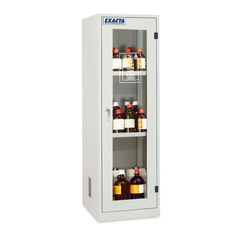 Armoire de stockage Exacta sécurité de produits chimiques et corrosifs