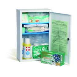 Armoire à pharmacie murale avec équipements premier secours