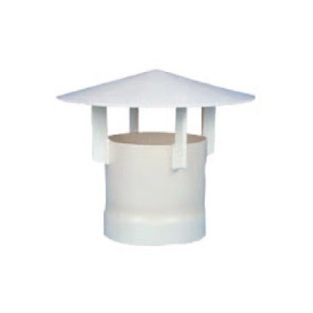 Sortie cheminée PVC