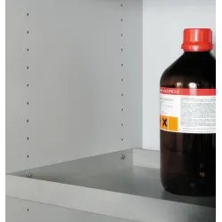 Etagère additionnelle acier inox pour armoire 1 porte L600