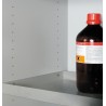 Etagère additionnelle acier inox pour armoire 1 porte L600