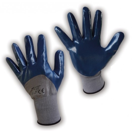 PROGRIP Gants jetables, Gants nitrile extra forts, Gant nitrile