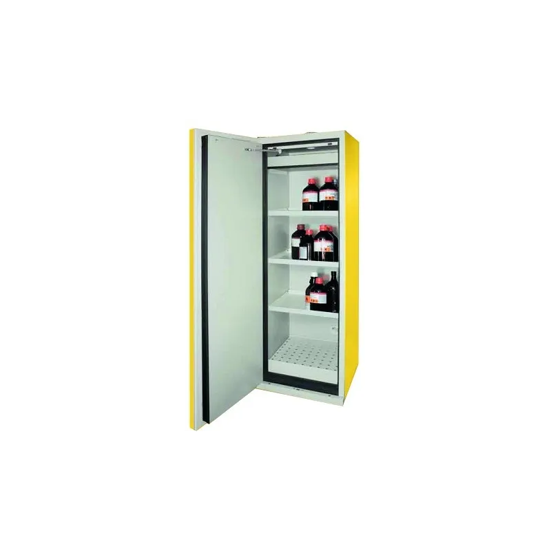 Armoire de stockage produits inflammables L600 jaune