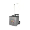 Coffre stockage inox produits inflammables radioactifs