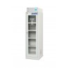 Armoire avec hotte ventillée à filtration moléculaire 1 porte vitrée