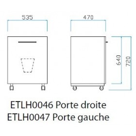 Meuble sous cuve 1 porte