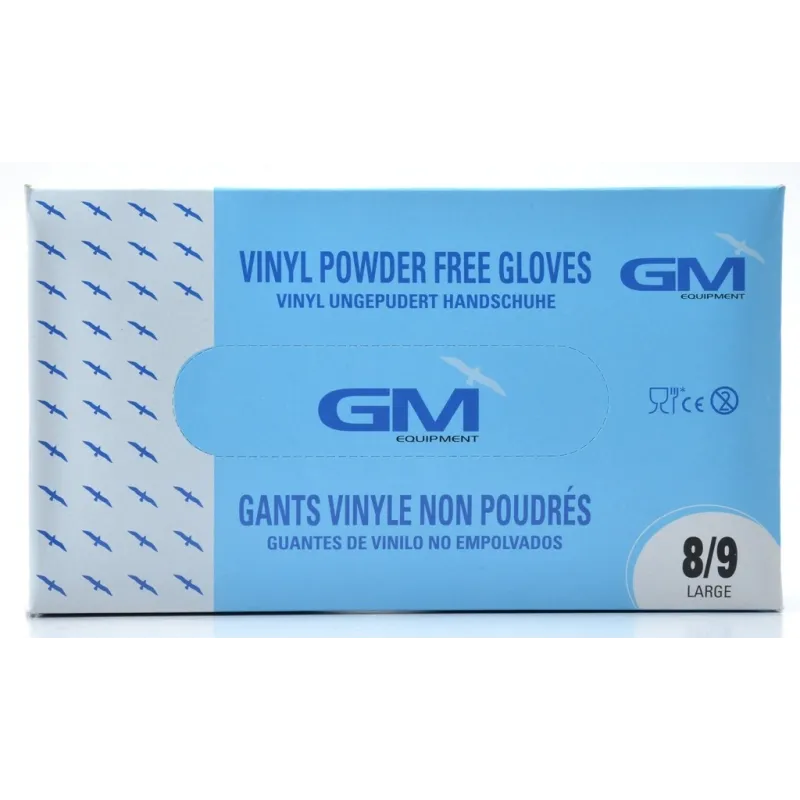 Gants vinyle non poudré
