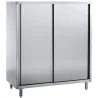 Armoire inox avec portes coulissantes