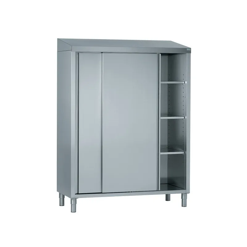 Armoire inox avec portes coulissantes