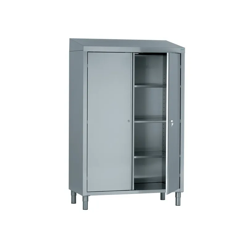 Armoire inox avec portes battantes