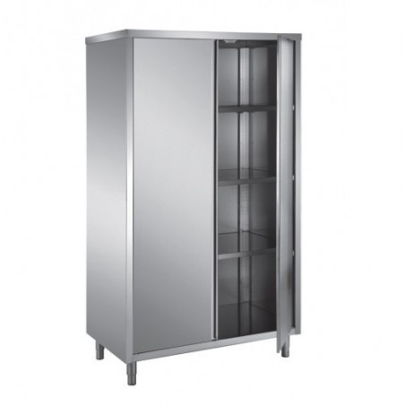 Armoire inox avec portes battantes