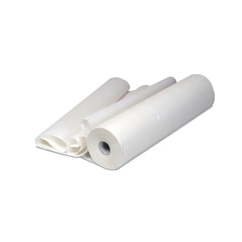 Draps d'examen gaufré blanc