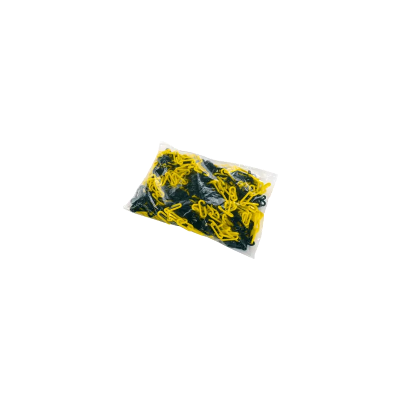 Chaîne balisage jaune et noir 25 m