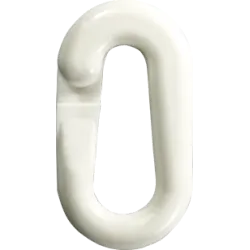 Anneau brisé blanc Ø8