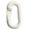 Anneau brisé blanc Ø8