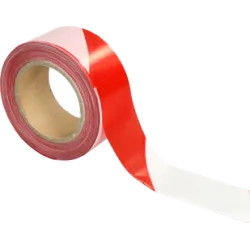 Ruban de chantier rouge & blanc