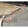 Ruban de chantier rouge & blanc