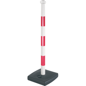 Lot de 6 poteaux signalisation en PVC