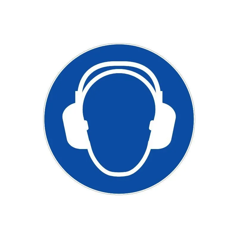 Casque antibruit de protection obligatoire