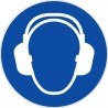 Casque antibruit de protection obligatoire
