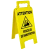 Chevalet attention véhicules de manutention