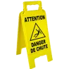 Chevalet attention danger de chute