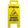 Chevalet attention danger de chute