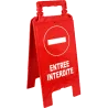 Chevalet entrée interdite