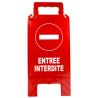 Chevalet entrée interdite