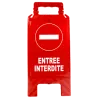 Chevalet entrée interdite