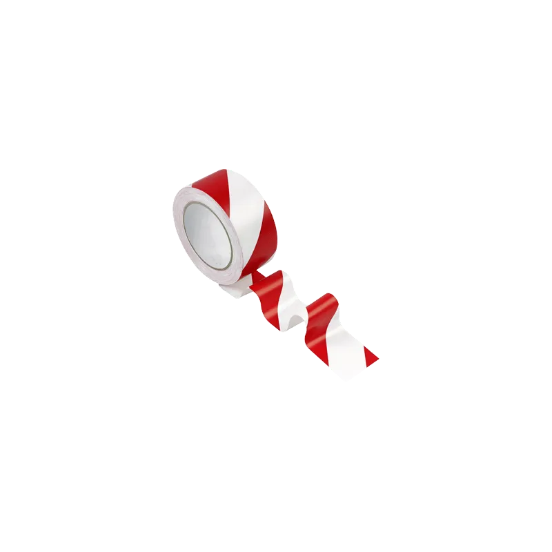 Ruban adhésif rouge et blanc