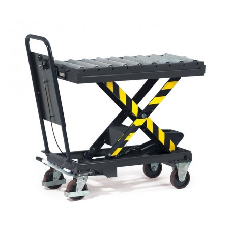 Chariot support pour grands rouleaux