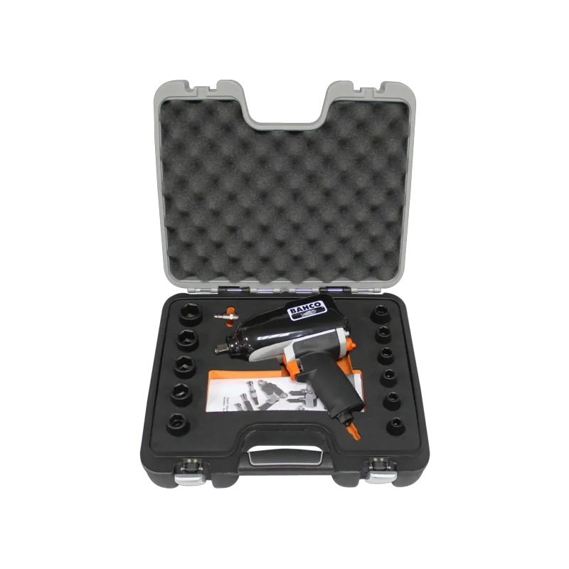 Coffret 11 douilles 10-24 mm et clé à chocs 1/2'' BAHCO 1098 Nm