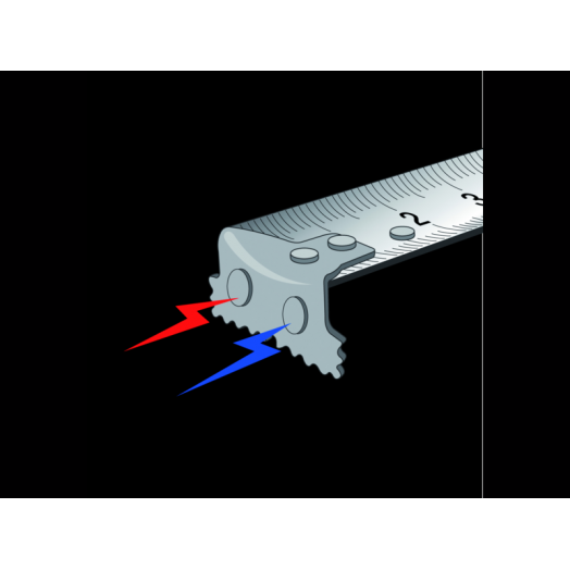 Mètre ruban en acier Measure Max Silverline 5 mètre & largeur de 25 mm