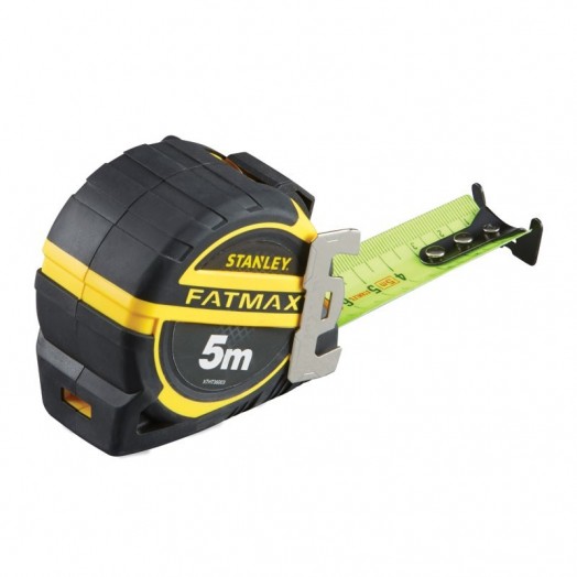 M tre professionnel Stanley Fatmax avec ruban fluorescent 5 ou 8 m