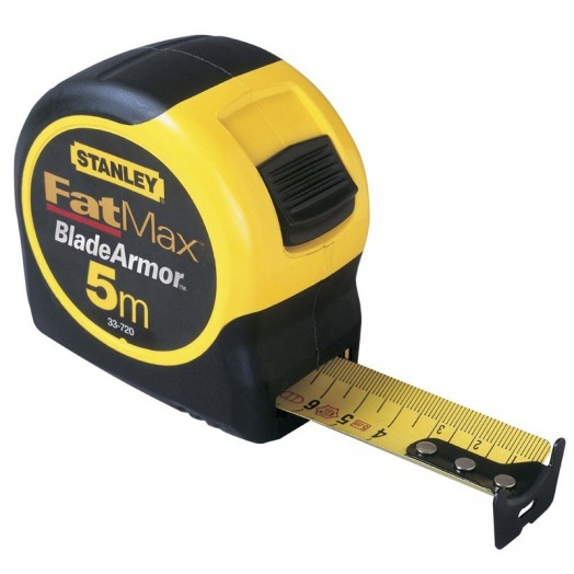 Mètre professionnel marque Stanley Fatmax Blade Armor 5 8 et 10 mètres