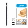 5 lames scie sauteuse 110mm bois et plastique LEMAN
