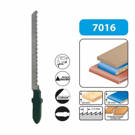 Pack De 5 Lames Scie Sauteuse MILWAUKEE Bois/PVC 105 Mm Denture De 4 Mm 4932346071 82695268