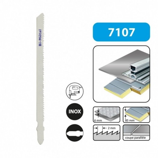 LAME SCIE SAUTEUSE MÉTAL 17-24, PQT:5 - T218A