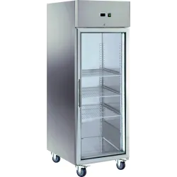 Armoire réfrigérée positive ventilée 1 porte vitrée