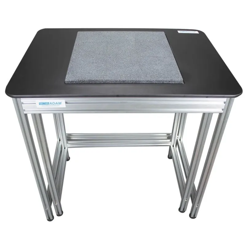 table de pesée  Anti-vibration avec deux poste dissociés