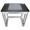 table de pesée  Anti-vibration avec deux poste dissociés