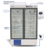 Réfrigérateur médical haut Biobase