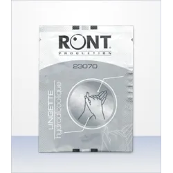 Lingette hydroalcoolique désinfectante - lot de 50 - RONT