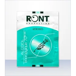 Lingettes désinfectantes alcool isopropylique - lot de 50 - RONT