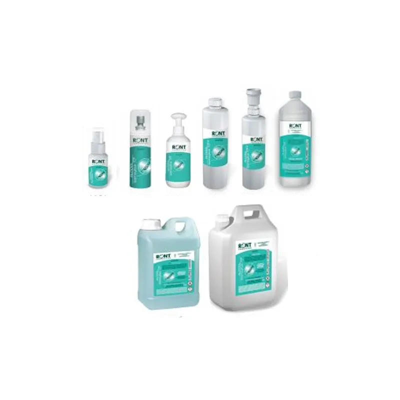 Flacon ou bidon alcool isopropylique 70% - de 50 ml à 5L - RONT