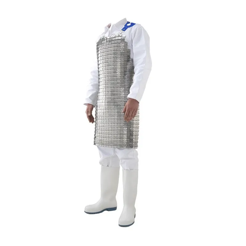 Tablier professionnel de protection en plaquette inox