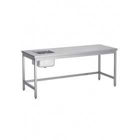 Table inox AISI 304 avec...